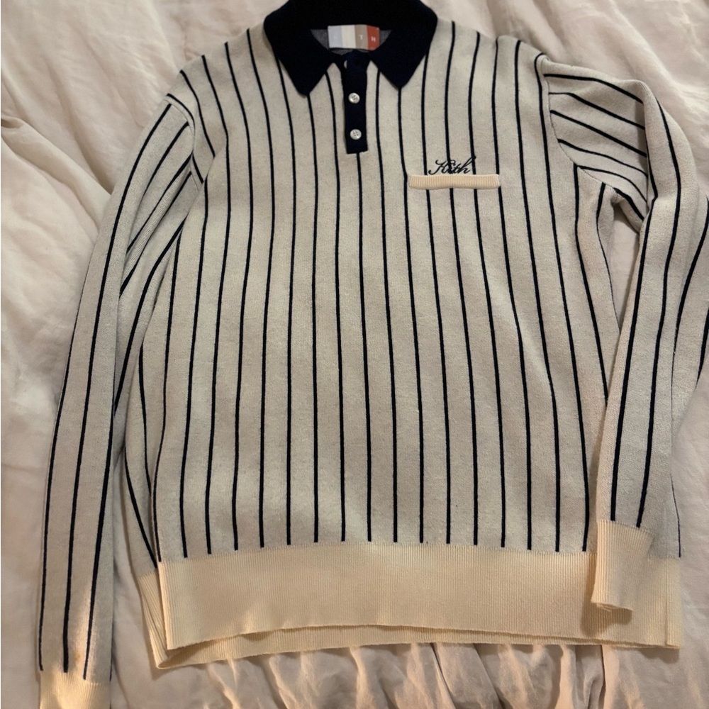 KITH long sleeve knit polo
